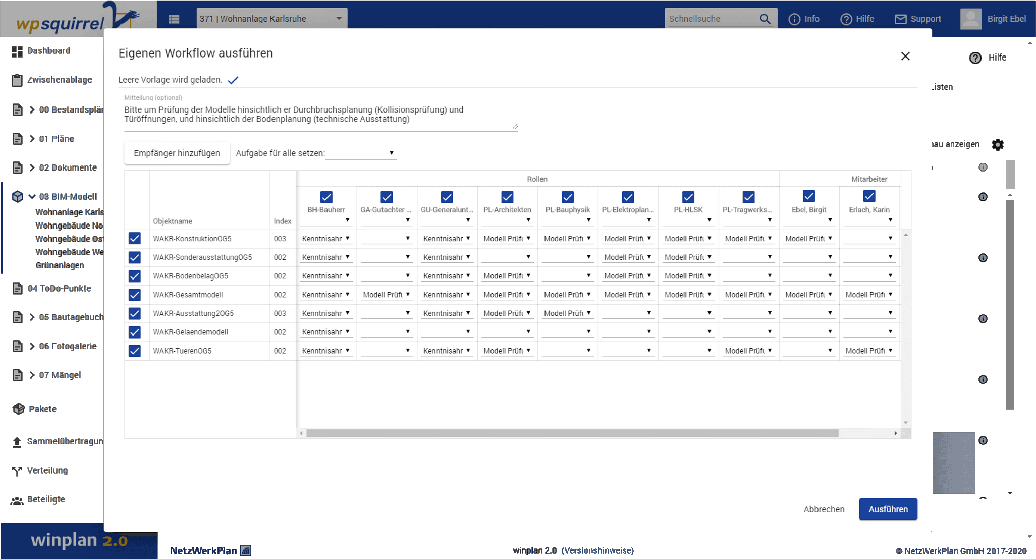 Screenshot BIM Communication And Data Exchange
