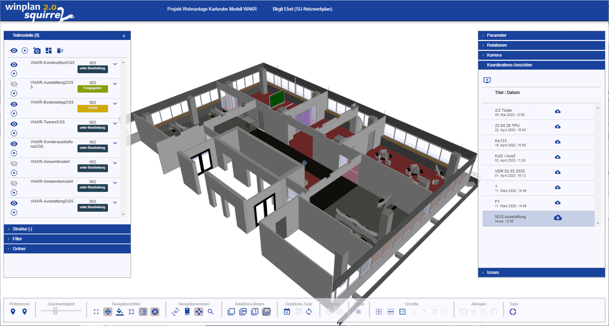 Screenshot BIM Coordinated Planning