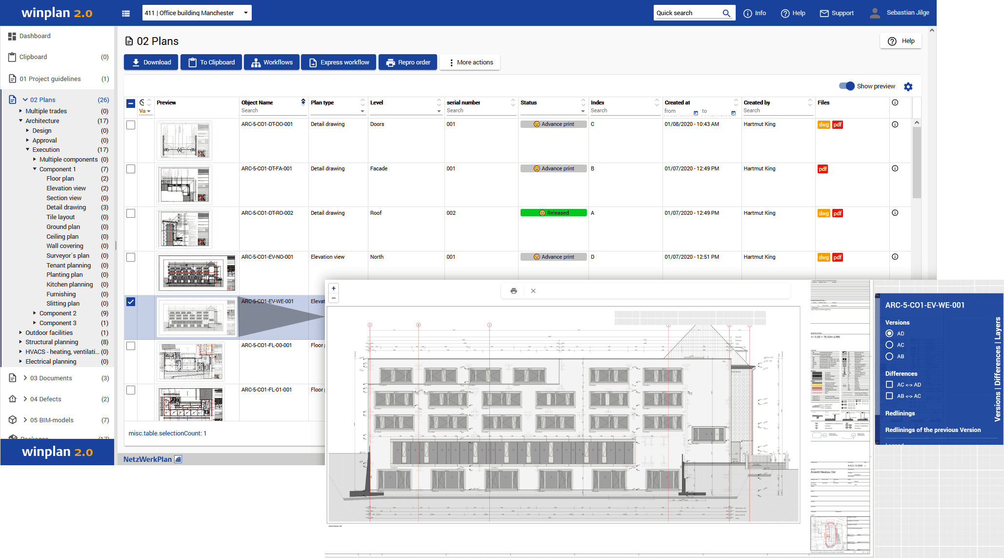 Screenshot Plan and document management